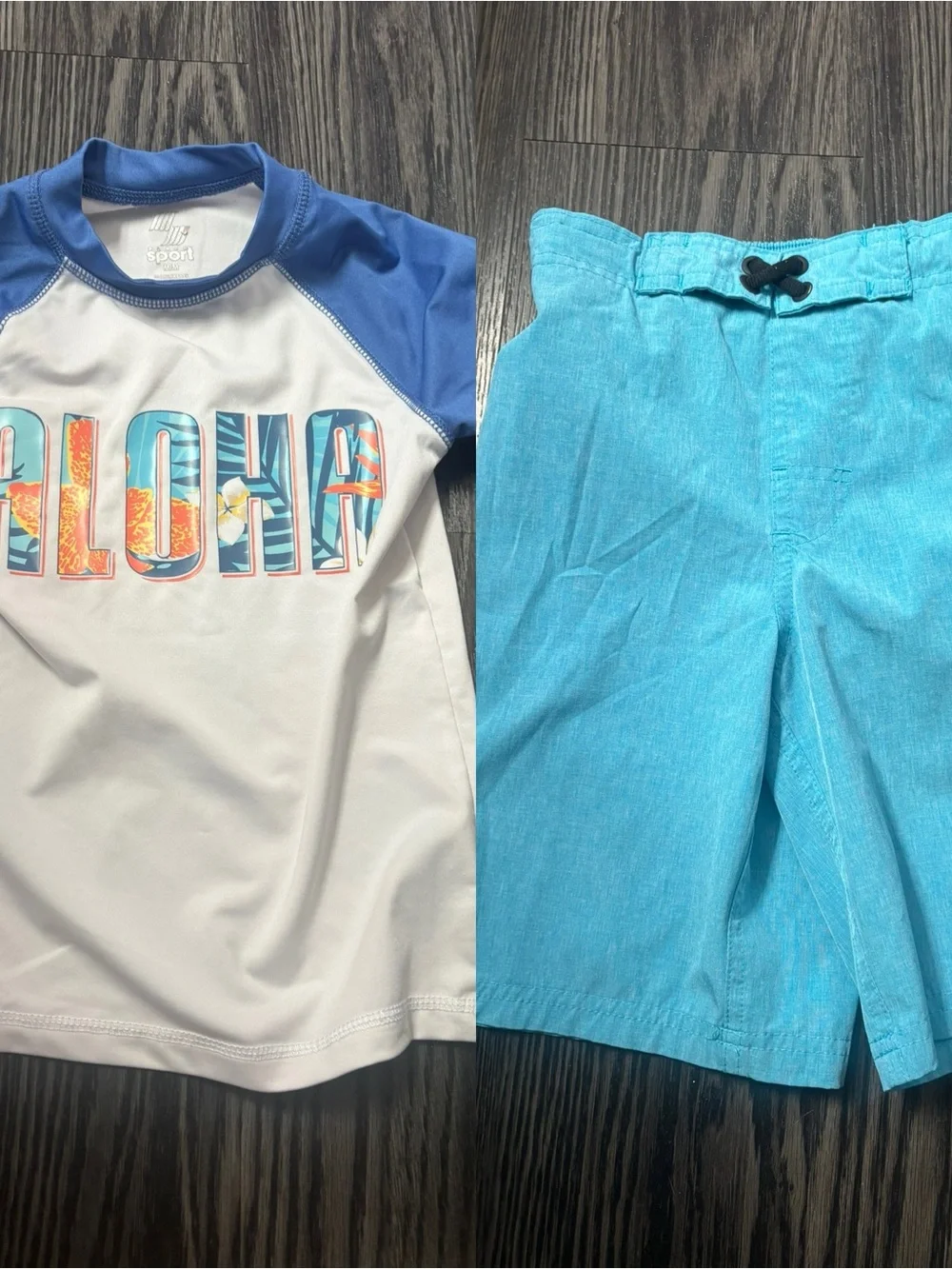 ❗️3/$15❗️Rash Guard Top and swim shorts